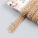 Decorative braid for creativity "jute loops" length 4.5 m width 1 cm