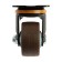 Furniture wheel Cappio d = 62, on the site, rotary, TPR coating