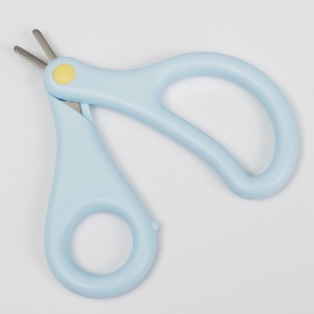 Manicure scissors baby, blue color-1