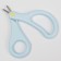 Manicure scissors baby, blue color