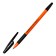 Ballic handle Erichkrause R-301 Orange Stick & Grip, node 0.7 mm, black rod, rubber emphasis, letter line length 1000 meters