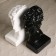 Holder-stand for the books "Bust of David" set 2pcs, 25cm, black and white