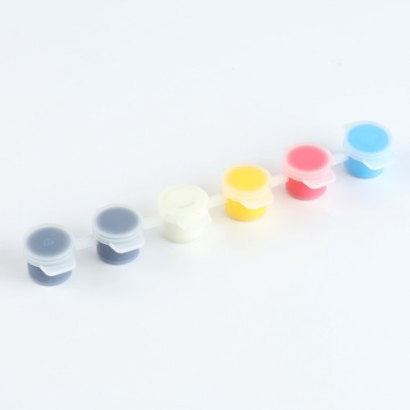A set of acrylic paints "Coloring paints", 6 colors-3