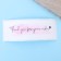 Stickers in the roll "Thank you", 250 pcs, 2.54 x 7.62 cm