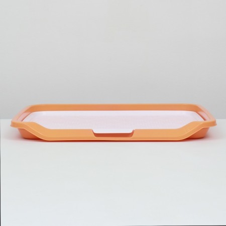 Dog toilet, 65 x 51 x 7 cm, orange-3