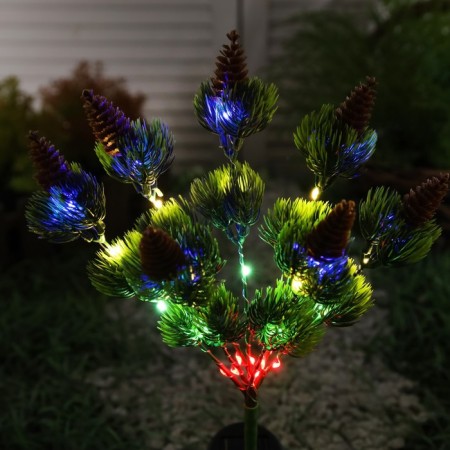 Garden lamp on the solar battery "Juniper", 75 cm, 28 LED, glow of multi-2