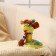 Soft toy "Snake", in a hat ear and a scarf, 15 cm