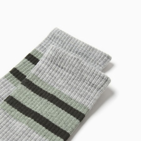 Men's socks woolen, dark gray color, size 25-27 cm-1