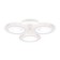 LED LED ceiling Ambrella Acrylica Original FA8866 with a remote control 38W, LED, white, transparent color, transparent