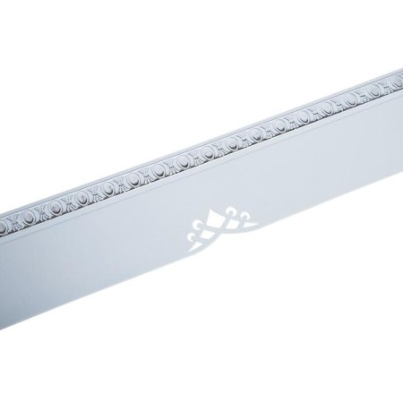 Bar for the cornice "Mozart", height 7 cm, length 25 m, color silver, white