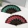 Fan h = 14 cm "Roy butterflies" mix