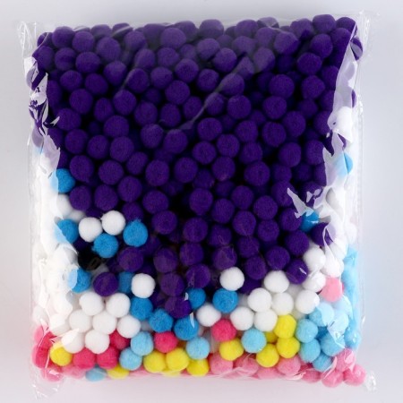 Application with pompom "Unicorn" size - 20 × 20 cm, glue 30 ml-2