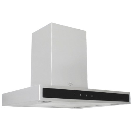 Exposure MBS Trinia 160 Glass Black, fireplace, 1030 m3/h, 3 speeds, 60 cm, silver