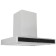 Exposure MBS Trinia 160 Glass Black, fireplace, 1030 m3/h, 3 speeds, 60 cm, silver