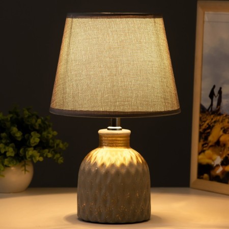 Baril table lamp 1HE14 gray 20x20x31 cm Risalux-1