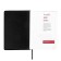 Dated 2025 diary, Escalada, A5 176 sheets, solid cover artificial leather with foam rubber, pancake embossing, cover on the cover, block 70 g/m2, black