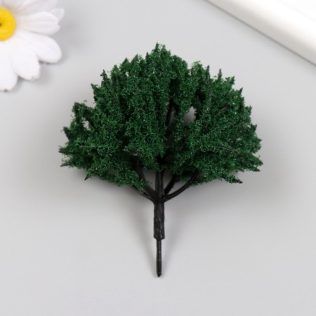 Artificial plant for creativity plastic "Green Treage" 9 cm