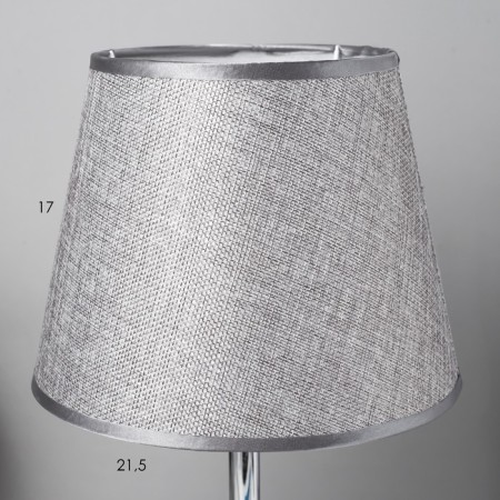 Table lamp "ALOR" 1x40W E27 Chrome /gray 21x21x36 cm Risalux-3