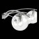 Ceiling EVOLUCE lamp. Sle102602-08. Ratella. 8x40 watts, E14, 90x90x23 cm, chromium color