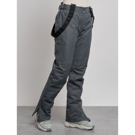 Semi -combinezone female ski insulated, size 42, gray color-2