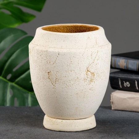 Figure pot "Classic" ivory, 2.5l / 16x20x16cm-1