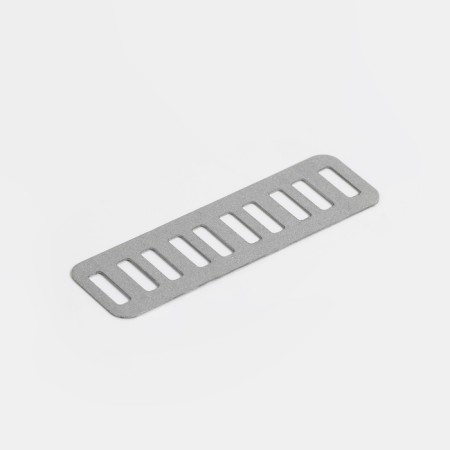 Decorative elements for the puncture "Hand Made", 5.4 × 1 cm, 10 pcs, silver color-4