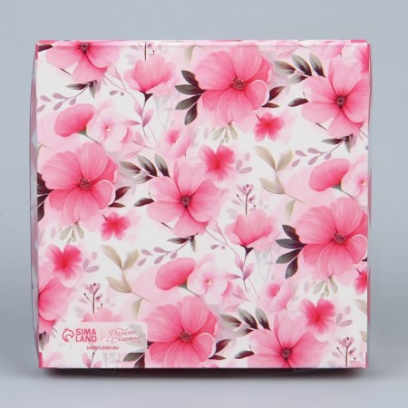 Cookie box, confectionery packaging with PVC lid, “kitten”, 10.5 x 10.5 x 3 cm-5