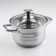 Elis pan, 3.5 l, d = 20 cm, glass cover, capsule bottom