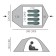 Tent series Outdoor Line Canio 4, 4-seater, green