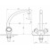 FAUZT FZS-293-39 kitchen mixer, two-wound, excess length is 215 mm, chrome