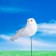 Plug "bird pigeon" 3x5cm/15cm, set 4pcs