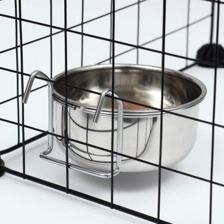 Metal bowl with a mount of 600 ml-1