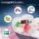 The sewing set "Heart", 13 items, in a plastic container, 7.5 × 7 cm, color mix