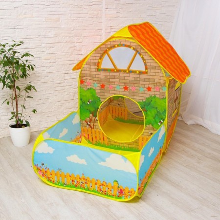 Children's gaming module "House + dry pool"-1