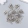 Decor for creativity Metal "Damascus" silver 2.3x1.5 cm