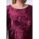 Female dress, size 60, burgundy color