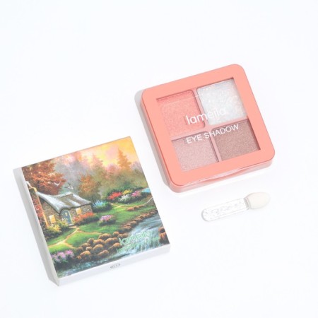 Palette of shadows for eyelids, 4 colors-4