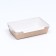 Container with a flat lid, craft, 0.8 l, 19 x 13 x 5.5 cm