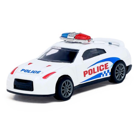 Metal “Police” machine, 1:50 scale, inertia, mix-5