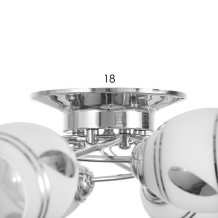 Annet chandelier 8x40W E27 Chrome Model: 2800087-7
