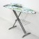 Gladile board "NIKA", 122 × 40 cm, height up to 90 cm, euro stand, Mix drawing