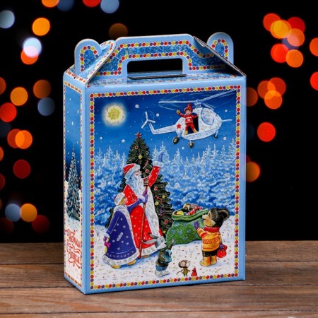 Gift box "The holiday comes to us" 16.8 x 7 x 25 cm
