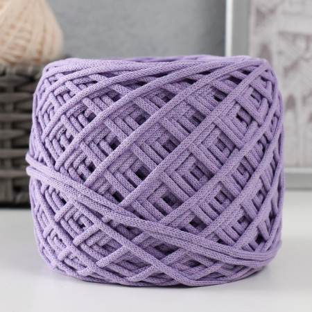 Cotton cord 3 mm 220m/240 ± 5 g gradient (lavender/graphite)-1