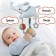 Musical Suspension "Elephant Eli", on a crib, stroller, crumb I