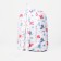 School backpack of textiles on lightning, external pocket, white color