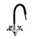 Accoona A4882F-1 kitchen mixer, two-wound, with flexible surge, black
