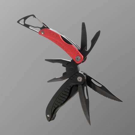 Multitul 9V1 with carbine, red-black