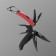 Multitul 9V1 with carbine, red-black
