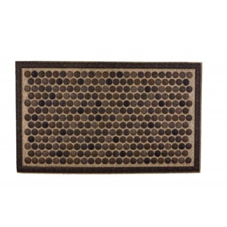Walker -watering rug "points", 46 x 76 cm, brown