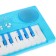 Synthesizer "Tenderness" with a microphone, 37 keys, blue color